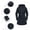 Dark Blue, variant on Sentmoon Running Jackets for Women Plus Size with Belt Hooded Neck Long Sleeve Women Winter Coat Zipper Solid Color Windproof Waterproof Womens Clothes Fall and Winter for Running and Hiking