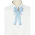 thumbnail image 4 of INSPIRE CHIC Corbata de cuello preatado para mujer con lazo elegante, 4 of 5
