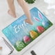 thumbnail image 5 of Tapete de Entrada para El Día de Pascua - Tapete para La Puerta Principal - Alfombra de Baño Súper Absorbente de Secado Rápido - Base de Goma Antideslizante, Lavable - Verde, 40X60 Cm, 5 of 7