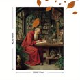 thumbnail image 3 of Antique Alchemist Monk Canvas Print Wall Art, Vintage Study Decor for Home Office Living Room Bedroom Dorm, 3 of 8