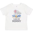 thumbnail image 3 of Inktastic I Love My Mommy Cute Elephants in Night Sky Boys or Girls Baby T-Shirt, 3 of 5