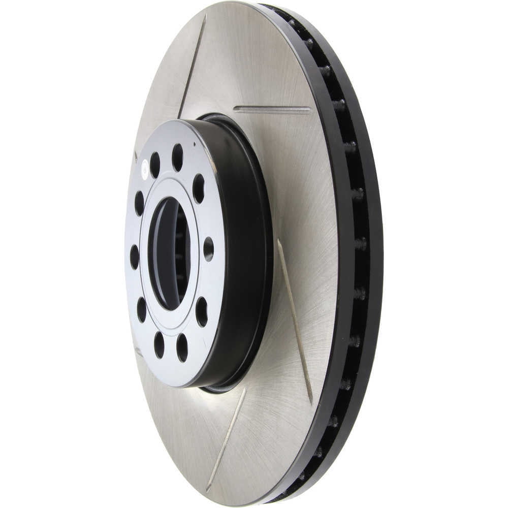 StopTech Power Slot 05-10 VW Jetta (except Wagon) Front Left Slotted Rotor Fits select: 2009-2014,2019 VOLKSWAGEN JETTA