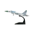 thumbnail image 3 of Avión SU 27 a escala 1/100, modelo de aleación fundida, regalos para adultos, juguetes para niños, avión de de simulación con soporte para el, 3 of 9