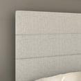 thumbnail image 4 of Boyd Sleep Ravenna Off-White Linen Queen Upholstered Platform Bed Frame with Adjustable Headboard, Qualified Box Spring or Foundation Required for Use, 4 of 11