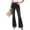 Black, variant on Wutalume Low Rise Jeans for Women Wide Leg Straight Cut, Stretch Denim with Pockets, Loose Fit Comfort for Casual Wear,Black L