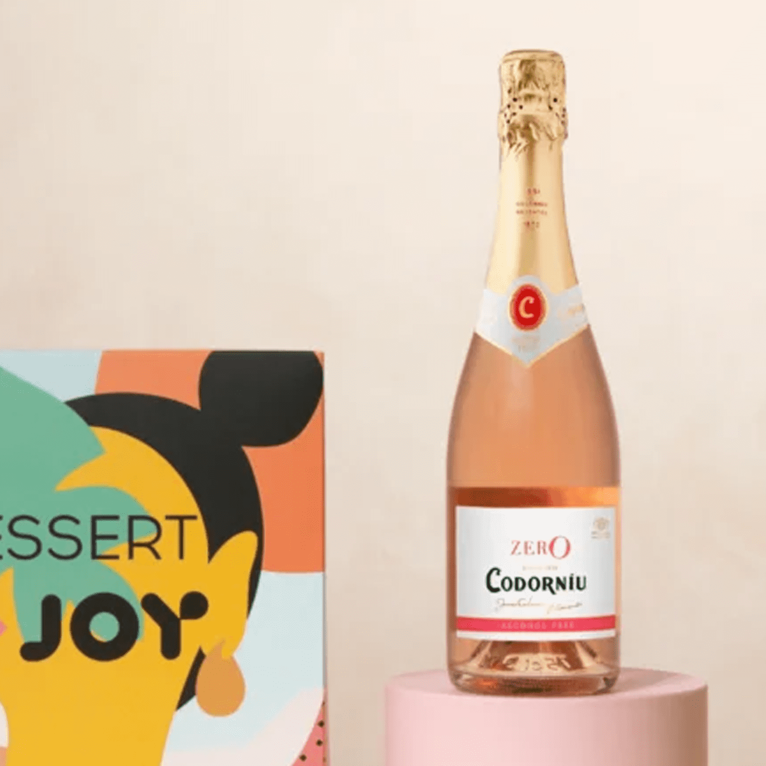 Codorníu Zero Rosé Premium Non-Alcoholic Sparkling Wine Dealcoholized Champagne 750ml&nbsp;