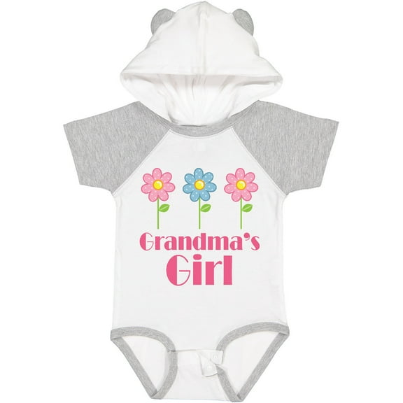 Inktastic Grandma's Girl Grandaughter Girls Baby Bodysuit