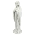 thumbnail image 3 of Design Toscano WU74504 Blessed Virgin Mary Statue, Small 12 Inch Figurine, Bonded Marble Polyresin, White, 3 of 5