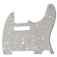 thumbnail image 1 of Electric Guitar Pickguard for Fender Telecaster 5 Hole Style (4 Ply White Pearl), 1 of 4