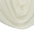 thumbnail image 6 of BalsaCircle 4x5 feet Ivory Sheer Curtain Backdrop Wedding Drapery Panel Party Reception Home Events Ceiling Decorations Supplies, 6 of 6
