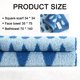 thumbnail image 3 of Juego de toallas de baño Droplet, juego de toallas de algodón de 3 piezas, juegos de toallas absorbentes para adultos, azul oscuro, 3 of 6