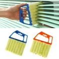 thumbnail image 2 of 2-Pack Mini Blind Cleaner Tool with Detachable Washable Cotton Rollers for Venetian Blinds and Vertical Window Blinds, Handheld Blind Cleaner Duster Brush for Shutters, Awnings(Blue&Red,6.3x5.3"), 2 of 9