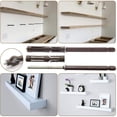 thumbnail image 4 of 24Pcs Concealed Floating Shelf Bracket Wall Mounted Shelving Brackets for DIY Custom Wall Floating Board Shelves, 4 of 7