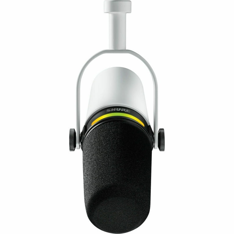 Shure, MV7+ Podcast Microphone, Hybrid XLR/USB-C, White - Walmart.com