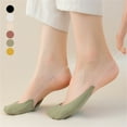 thumbnail image 4 of ZHENHONG No-show Socks for Women Toe Topper Socks Women Thin Liner Summer Socks Ultra Low Non Slip Hidden Cotton Nylon Socks For High Heels, 4 of 9