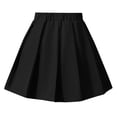thumbnail image 4 of hoksml Girls Pleated Skort, High Waist Skirt with Built-in Shorts for Back to School Daily Wear, Soft Fabric in a Range of Colors, 4 of 8