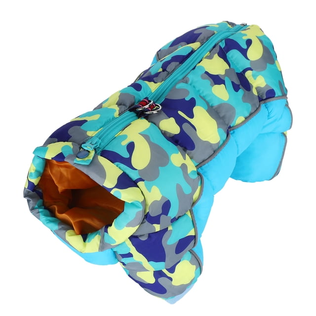 Mono para mascotas ANGGREK Ropa de abrigo Camuflaje invierno Amarillo