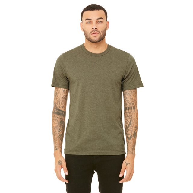 Bella + Canvas T-Shirt Unisexe en Jersey CVC Chiné