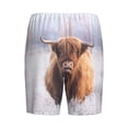 thumbnail image 4 of Yiaed Cow for Men's Soft Sleep Pajama Short Lounging Pajama Shorts-Medium, 4 of 8