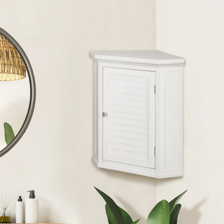 Corner wall cupboard bathroom discount