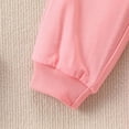 thumbnail image 6 of Duqingm Girls Clothes Fall Winter Toddler Outfits Floral Butterfly Print Hoodie Sweatshirt + Sweatpants 2 Piece Set 2-7 Years, 6 of 7