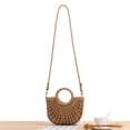 thumbnail image 4 of Handwoven Women Straw Handbag Strap Hobo Bag Handmade Purse, 4 of 8