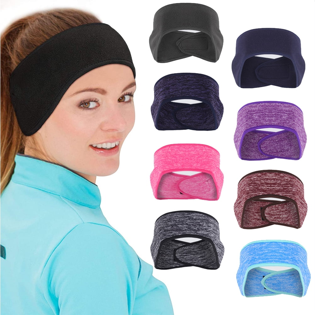 Ear Warmer Headband Winter Running Sweatband Stretchy Ear Cover Cold
