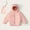 Pink, variant on OGLCCG Teens Girls Puffer Jacket Lightweight Packable Full Zip Hooded Down Jackets Solid Color Quilted Warm Winter Coat 2-14 Years