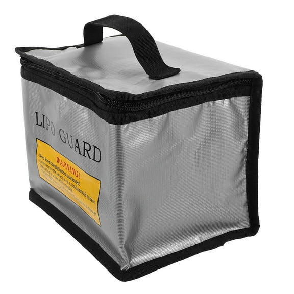 NICEXMAS Portable Lithium Battery Fireproof Bag Explosion Proof Battery Storage Pouch