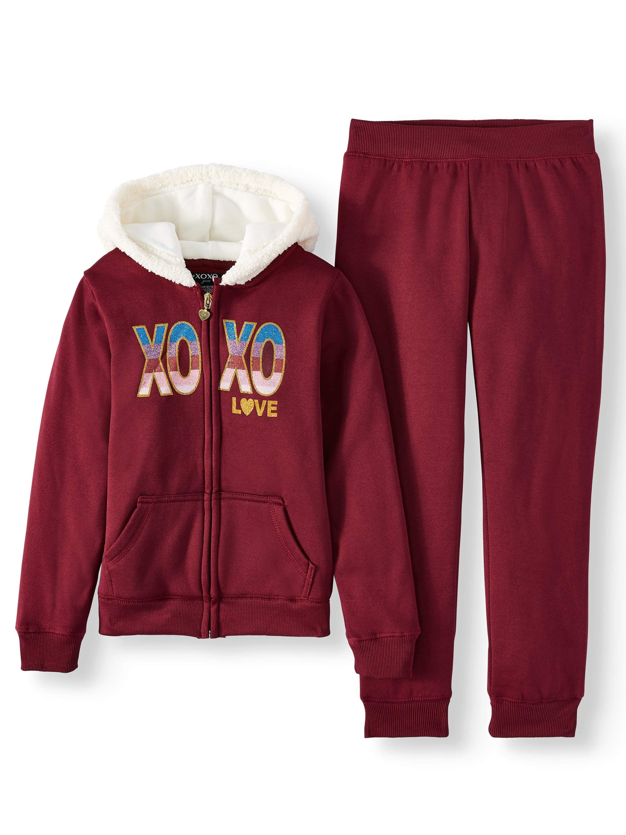 Golden Yellow Charcoal 10 RBX Boys Big Pullover Fleece Hoodie and Jogger Set