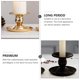 thumbnail image 3 of unbranded 2Ud Portavelas De Hierro Estilo Europeo Ligero Y Duradero Para Decorar, 3 of 8