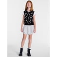 thumbnail image 2 of Wonder Nation Girls Sleeveless Sweater, Midweight, Sizes 4-18 & Plus, 2 of 8
