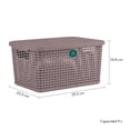 thumbnail image 2 of 2 Cajas Multiusos Ch Rattan Biodegradable #corazonesrosas, 2 of 5