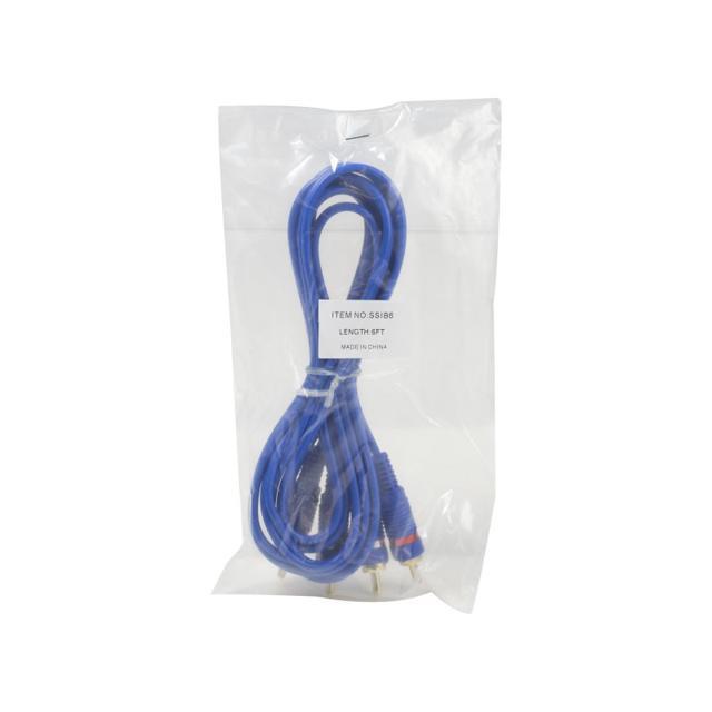 Stinger SSIB6 6 ft. RCA Blue Select Coaxial Cable - image 2 of 2