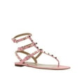 thumbnail image 2 of Valentino Rockstud Flip-Flop Sandals Pink (Women's), 2 of 3