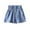 Blue, variant on oqasdz Girls Shorts Flowy Denim with Bow Flower Decorations Stretchy Elastic Waist Casual for Toddler Kids Shorts Size 3 Y-4 Y