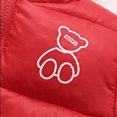 thumbnail image 6 of Usaibhir Toddler Girls Boys Winter 2Pcs Set Cute Bear Ears Fleece Jackets With Hooded Toddler Cotton Dress Warm Lined Coat Outer Clothing 2-7T, 6 of 8