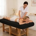 thumbnail image 2 of zhangmingg Housse de Drap de Massage Réutilisable Ajustée Protection de Lit Anti-Huile pour Salon SPA Lavable en Machine, 2 of 8