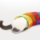 thumbnail image 3 of Túnel de gato interactivo con bola de juego Rainbow Kitten Cat Chute tubo juguete interior Feliz Sencillez, 3 of 5