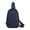 D, variant on Tech-Ready Sling Crossbody Bag, Structured Chest Pack With Cable Port For Daily Commute, Gym And Urban Outings, Black