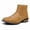 Yellow, variant on Men's Western Cowboy Ankle Boots - Vintage Embroidered Slip-On Chelsea Style with Casual Elastic Sides & Low Block Heel Booties