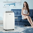 thumbnail image 3 of Costway Ashrae 10,000 BTU Portable Air Conditioner Air Cooler w/Remote Control, 3 of 10