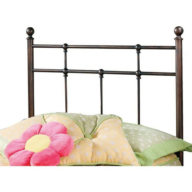 Hillsdale Providence Traditional Twin Metal Spindle Headboard in