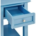 thumbnail image 2 of Chelsea Lane Nightstand End Table with Drawer Power Outlet, Heritage Blue, 2 of 5