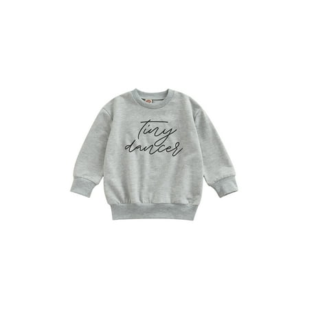 

Binpure Boys Girls Pullover Loose Full-sleeve Letter Printing Sweater