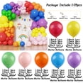 thumbnail image 5 of Kit de arco de guirnalda de globos mate de colores arcoíris para hacer uno mismo, globos de látex para fiesta de cumpleaños, suministros para decoración de bodas para niñas Golobs, 5 of 5