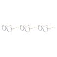 thumbnail image 2 of Jumpingount Manténgase concentrado y elegante con estas modernas gafas para computadora, gafas antiluz azul, montura gris dorada Type1 NO1, 2 of 6