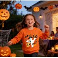 thumbnail image 4 of TBBCWWQY Kids Halloween Sweatshirt Ghost Pumpkin BOO Trick or Treat Pullover Boys Girls Crewneck Long Sleeve Shirt Tops Age 8T, 4 of 7