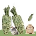 thumbnail image 6 of Visland 3Pcs Bunny Chew Toys,No Hot Glu Grass Carrots Good for Bunny Guinea Pig Hamsters Dental Health, 6 of 8