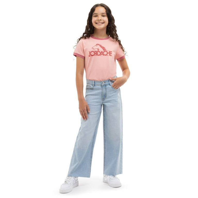 Jordache Girls Wide Leg Jeans, Sizes 5-18 